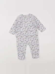 Boutchou - pyjama velours gris - 6 mois