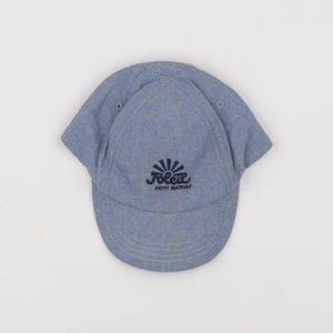 Petit Bateau - casquette bleu - 3/6 mois
