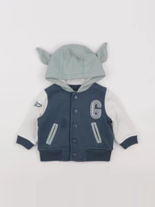 GAP - sweat imprimé au dos blanc, vert - 3/6 mois