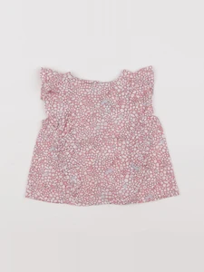 Jacadi - blouse rouge - 12 mois