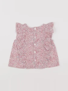 Jacadi - blouse rouge - 12 mois