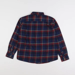 Uniqlo - chemise bleu, rouge - 7/8 ans