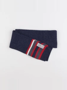 Cyrillus - écharpe bleu, rouge - 6/10 ans