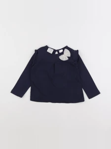 Zara - tee-shirt bleu - 12/18 mois