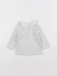 Cyrillus - tee-shirt gris - 12 mois