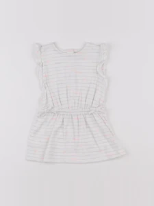 Tape à l'oeil - robe blanc - 6 mois