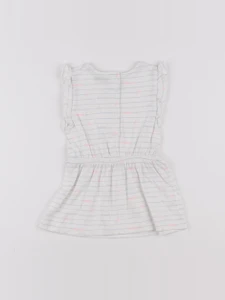 Tape à l'oeil - robe blanc - 6 mois