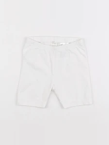H&M - short blanc - 12/18 mois