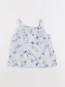H&M - blouse bleu - 12/18 mois