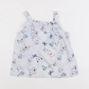 H&M - blouse bleu - 12/18 mois