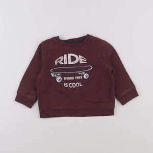 Vertbaudet - sweat rouge - 2 ans