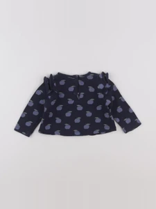 Boutchou - sweat bleu - 6 mois