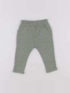 Vertbaudet - pantalon vert - 6 mois