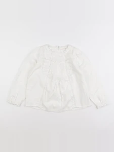 Monoprix - blouse blanc - 6 ans