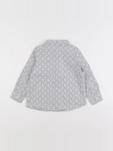 IKKS - chemise gris, bleu - 2 ans