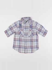 IKKS - chemise bleu, rouge - 5 ans