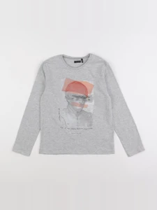 IKKS - tee-shirt gris - 8 ans