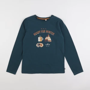 Okaidi - tee-shirt bleu, marron - 12 ans