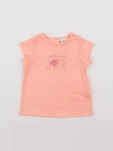Tape à l'oeil - tee-shirt rose - 9 mois