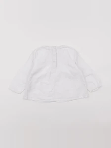 Boutchou - blouse blanc - 12 mois