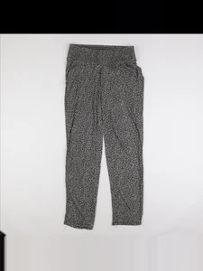 H&M - pantalon grossesse noir, beige - m