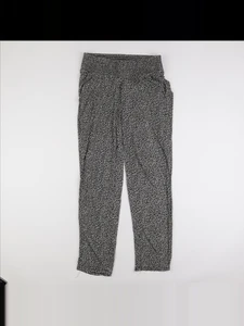 H&M - pantalon grossesse noir, beige - m