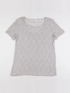 H&M - tee-shirt grossesse beige, gris - m