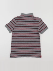 IKKS - polo gris, rose - 10 ans