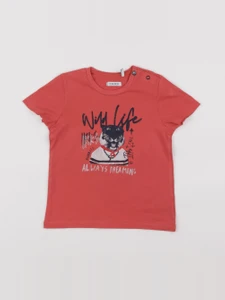 IKKS - tee-shirt rouge - 18 mois