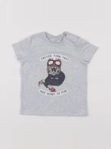 IKKS - tee-shirt gris - 18 mois