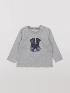 IKKS - tee-shirt gris - 12 mois