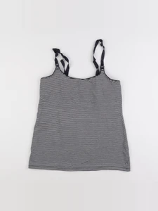 H&M - débardeur allaitement bleu, blanc - m