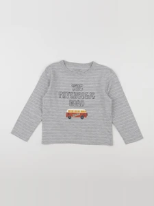 Monoprix - tee-shirt gris - 5 ans