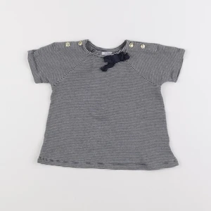 Petit Bateau - tee-shirt bleu - 18 mois