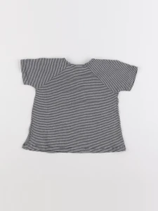 Petit Bateau - tee-shirt bleu - 18 mois