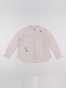 IKKS - blouse velours rose - 10 ans