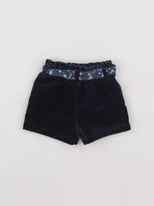Vertbaudet - short bleu - 6/9 mois