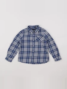 IKKS - chemise bleu, blanc - 4 ans