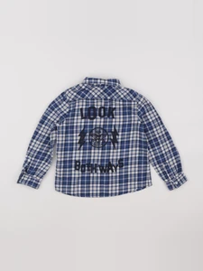 IKKS - chemise bleu, blanc - 4 ans