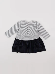 IKKS - robe blanc, noir - 12 mois