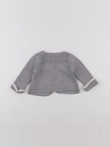 Jacadi - gilet gris - 6 mois