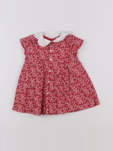 Jacadi - robe liberty rouge - 6 mois