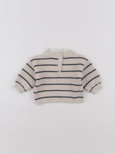 Vertbaudet - pull bleu - 3 mois