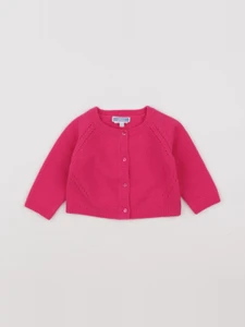 Jacadi - gilet rose - 6 mois
