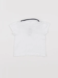 Jacadi - polo blanc - 6 mois