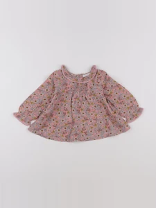 Boutchou - blouse rose - 12 mois
