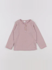 H&M - tee-shirt rose - 12/18 mois