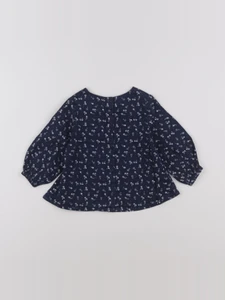 Tape à l'oeil - blouse bleu - 12 mois