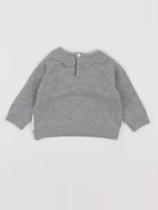 Jacadi - pull gris - 6 mois