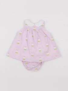 Jacadi - robe rose - 6 mois